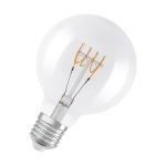 Osram Vintage 1906 LED E27 Globe Filament Helder 4.8W 470lm - 827 Zeer Warm Wit | Dimbaar - Vervangt 40W